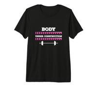Womens Workout Body Under Construction T-Shirt Haut de Gamme