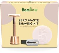 Women's Zero Waste Shaving Kit - Women's Safety Razor With Stand, 10 Blades And Apricot Shaving Soap, Gift Set