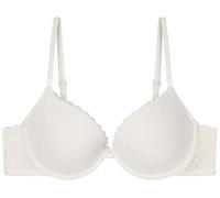 Women'secret Beautiful Soutien-Gorge en Dentelle Kaki Clair pour Femme, Blanc, 95D