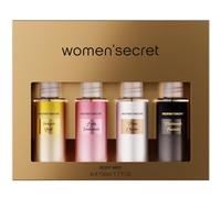 women'secret Body Mist Glitter Gift Set Body Spray Body Spray for Women 4 x 50 ml