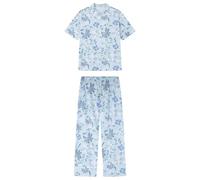 Women'secret Capri Pyjama Daily Garden, Vert, XL Femme