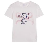 Women'secret Capri Pyjama Multilicense Lucky Love Snoopy, Blanc, XS Femme