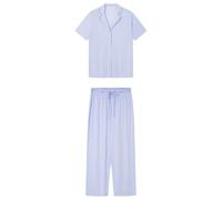 Women'secret Capri Pyjama Soft Touch, Vert, XL Femme