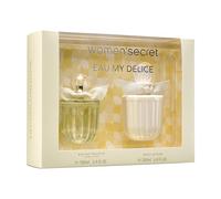 Women'secret Eau My Delice Parfum Femme Coffret 2 Pièces | Coffret Cadeau, Eau de Toilette 100ml et Body Lotion 200ml, Set Fragrance Fleuri et Fruité
