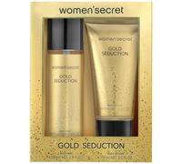 women'secret Gold Seduction Coffret cadeau pour femme Brume corporelle 85 ml + lotion pour le corps 90 ml