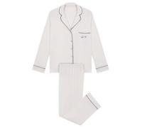 Women'secret Long Pyjama Daily Farmer's Market, Blanc, L Femme