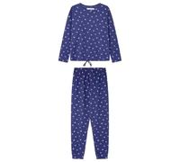 Women'secret Long Pyjama Daily Farmer's Market, Bleu, XS Femme
