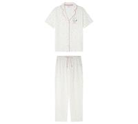 Women'secret Long Pyjama Multilicense Lucky Love Snoopy, Rose, XL Femme