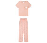 Women'secret Long Pyjama Multilicense Play Smiley, Rose, M Femme