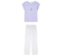 Women'secret Long Pyjama Weekly Hope, Violet, XL Femme