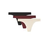 Women'secret Lot de 2 Strings Culottes pour Femme Collection, Blanc/imprimé, S