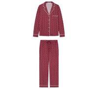 Women'secret Mix and Match Xmas Market Collection de marché de Noël à Assortir Pijama Largo, Print Red, XXL Women's