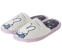 Women'secret Morning Chaussures multilicense Slipper pour femme Bleu marine Taille M, Bleu marine, Medium Ancho