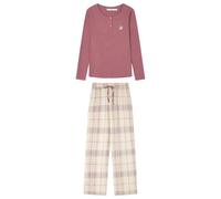 Women'secret Pijama de Manga Larga Pantalón Largo Colección Daily Pyjama, Rose Standard, XS Femme