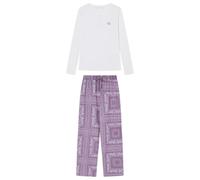 Women'secret Pijama De Manga Larga Pantalón Largo Colección Daily Rose Pyjama, Ivoire (ral 1013), XL Femmes