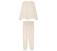 Women'secret Pijama de Manga Larga Pantalón Largo Colección Daily Rose Pyjama, Rouge (Strawberry), S Femme