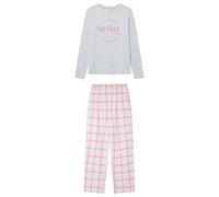 Women'secret Pijama Largo La Vecina Rubia Moño Pyjama, Gris, M Femme