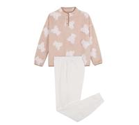 Women'secret Pijama Largo Teddy Bears Pyjama, Marron, XXL Femme