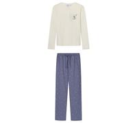 Women'secret Pijama Largo Wish Pyjama, Blanco, XS Femme
