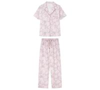 Women'secret Pijama Masculino Manga Corta Colección Daily Rose Pyjama, Rouge (Strawberry), S Femme