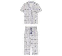 women'secret Pyjama à Manches Courtes Quotidien Marrakech Ensemble de Pijama, IMPRIMÉ ÉCRU, M Femme