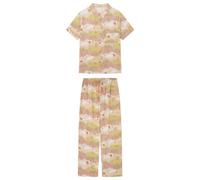 women'secret Pyjama à Manches Courtes Weekly Sunshine Ensemble de Pijama, Multicolore, M Femme