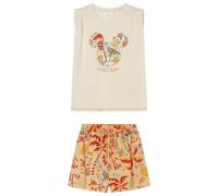 women'secret Pyjama Court Multilicense Jungle Ensemble de Pijama, Ivoire, L Femme