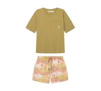 women'secret Pyjama Court Weekly Sunshine Ensemble de Pijama, Bright Olive, L Femme