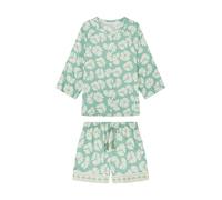 women'secret Pyjama d'été à Manches Courtes Citric Ensemble de Pijama, IMPRIMÉ Vert, M Femme