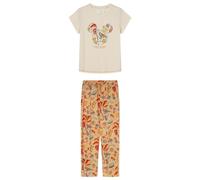 women'secret Pyjama Long Multilicense Jungle Ensemble de Pijama, Ivoire, XL Femme