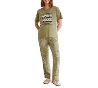 women'secret Pyjama Long Multilicense Sailor Ensemble de Pijama, Turtle Green, M Femme