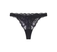 Women'secret Sequins Lace Collection Tanga Paillettes Dentelle, Standard Black, XL Women's
