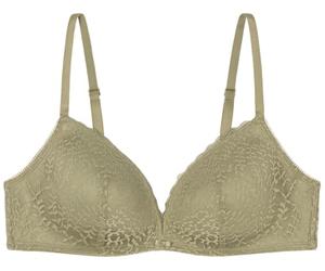 Women'secret Soutien-Gorge Triangle rembourré, Vert thé, 90B, Kaki, 90B