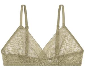 Women'secret Soutien-Gorge Triangle Vert thé 90B, Kaki, 90B