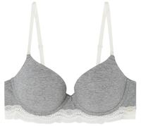 Women'secret Sujetador Push Up Cotton Collection 1 Brassière, Gris, 85C Femme