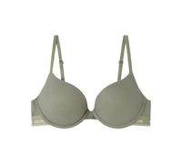 Women'secret Sujetador Push Up Gorgeous Algodón Bra, Medium Kaki, 95B Women's