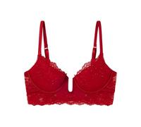 Women'secret Sujetador Xmas Red Soutien-Gorge Push-up Collection Rouge de Noël, Coral, 100B Women's