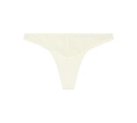 Women'secret Thong Spring Broderie Geo Lace White String pour Femme, Blanc Ivoire, XL