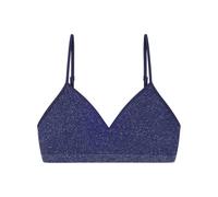 Women'secret Top Almohadilla Extraíble Seamless Dessus Amovible sans Coutures de la Collection Shiny, Navy, XS Women's