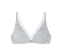 Women'secret Triangulaire Halter Cotton Collection Soutien-Gorge pour Femme, Gris, 100B