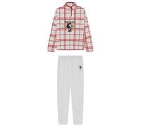 Women'secret Wild Red Pijama Largo Mafalda Collection Rouge Sauvage, Ivory, M Women's