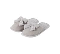 Women'secret Zapatillas Abiertas Colección Daily Rose Accessoires :, Gris foncé, Medium Femme