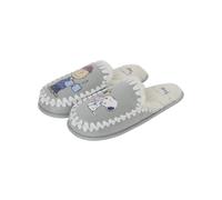 Women'secret Femme Zapatillas Multilicense Morning Slipper, Gris Moyen, Small Large