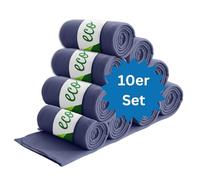 wometo Lot de 10 couvertures polaires Eco en matériau 100 % recy ertifiée Oeko-Tex 130 x 160 cm environ 400 g - Bleu foncé avec bord anti-boulochage et bord maillé