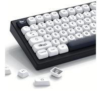 Womier MOA Keycaps, PBT Keyboard Keycaps for Mechanical Keyboard, Custom Cute Key Caps Set Dye-Sublimation for 60% 65% 75% 100% Percent Cherry MX - Japanese Style