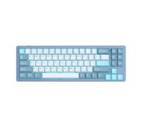Womier S-K71 Leic-Mode clavier mécanique joint entièrement en aluminium clavier de jeu rétro4.2 RVB pour P1 Mac PC - Type BLUE-White