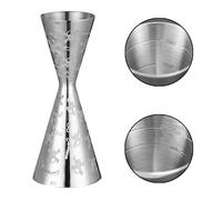 WOMLEX Verre doseur à cocktail avec graduation intérieure 30/45 ml pour un cocktail - Acier inoxydable 304 - Convient pour les bars et les appartements (squelette, 30 ml et 60 ml)