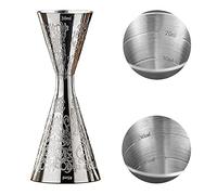WOMLEX Verre doseur à cocktail avec graduation intérieure 30/45 ml pour un cocktail - Acier inoxydable 304 - Convient pour les bars et les appartements (elfe, 30 ml et 45 ml)