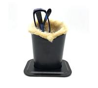 Wommty Porte-Lunettes avec Peluche de Velours de Cuir d'unité Centrale, étui de Support de Lunettes de Protection pour le Bureau à la Maison et l'école (1 Titulaire)