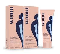 womn Intimate Comfort Dry & Fresh Liquid Powder 2 x 50 ml - Poudre Liquide Sans Talc pour Zone Intime, Aine et Sous la Poitrine - Absorbe la transpiration, réduit frottements et odeurs